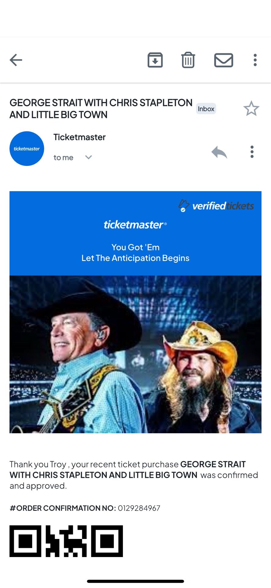 GEORGE STRAIT AND CHRIS STAPLETON