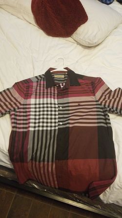 Burberry shirt size lg