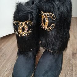 Women's Black Boots Size 9