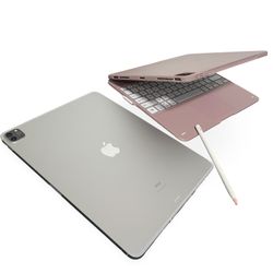 Apple iPad Pro 12.9” W Keyboard Case And Apple Pencil 