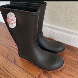 New Big Kid Size 4 Rubber Boots 