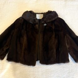 Fur Coat, Medium, 21” Length