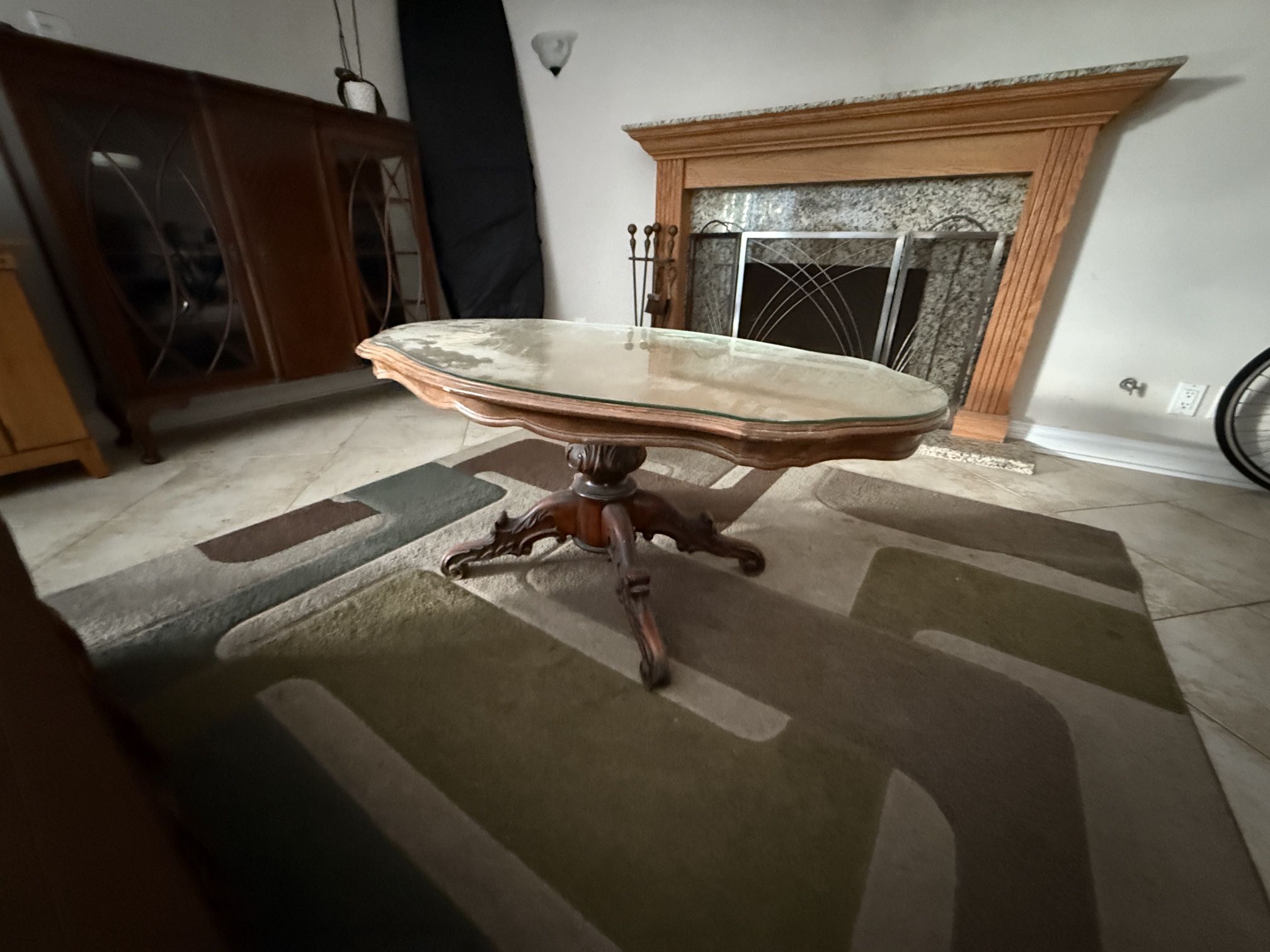 Wooden retro coffee table