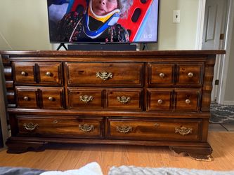 Large Dresser & Headboard