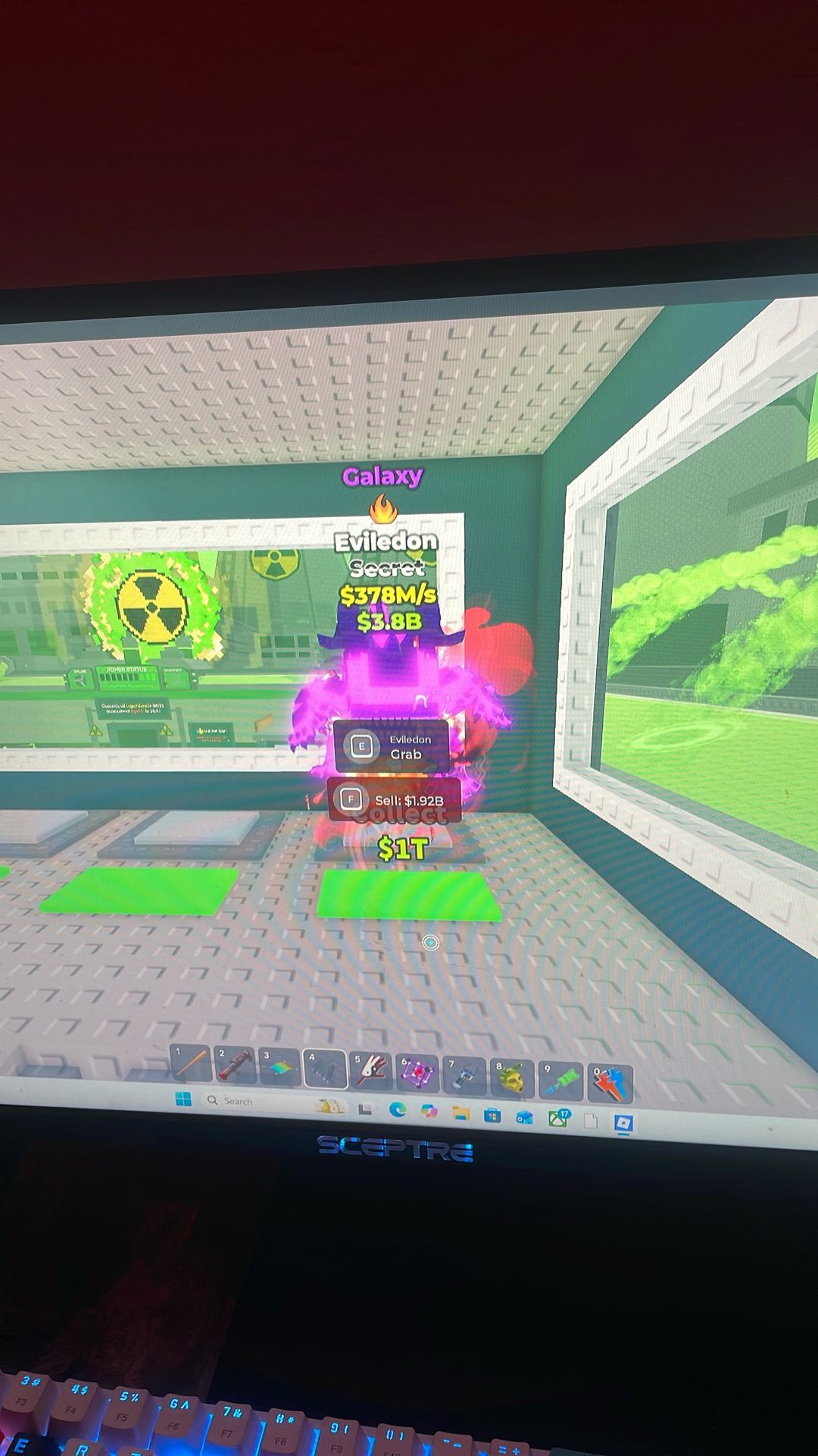 Selling Galaxy Evilodon With Fire Trait