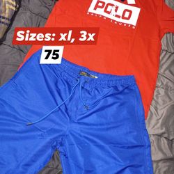 Polo shorts set