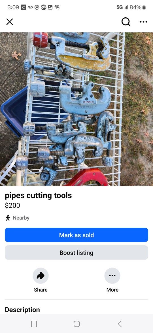 Pipe Cutting Tools