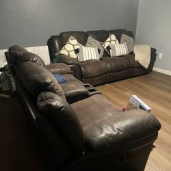 Leather Sofa set