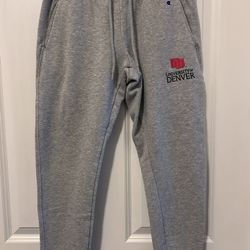 Women’s Gray Champion Denver Univeristy DU Size Small Sweatpants