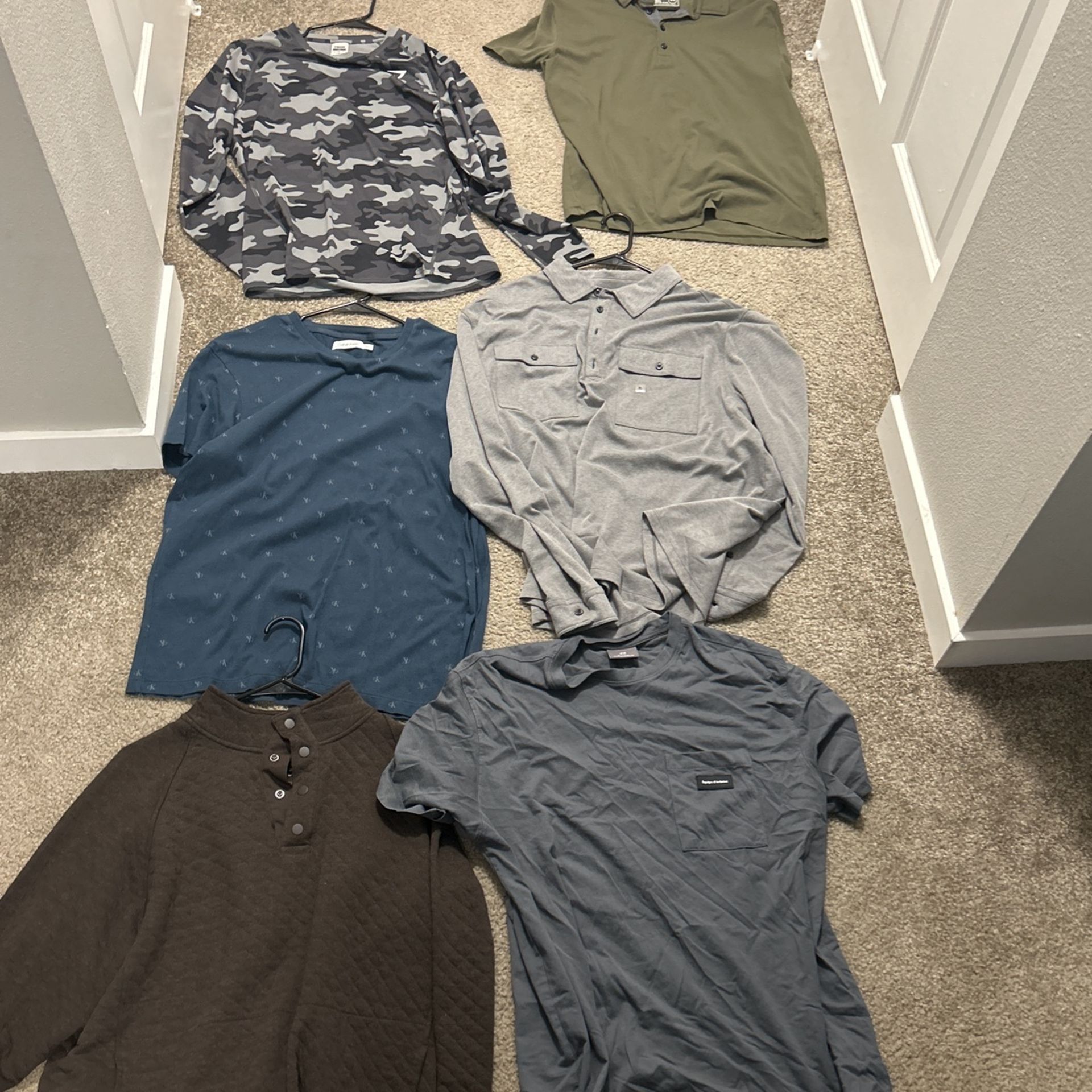 Men’s Shirts And Sweater Eddie Bauer, Calvin Klein Gym Shark, H&M