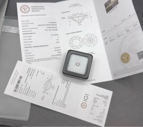 3.01CT real Lab grown Diamond IGI certified color D VS1 colorless
