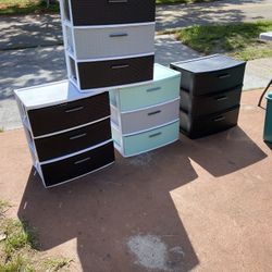 3 Drawers Organizer For Room, Playroom,garage At 15 Dollar Each One