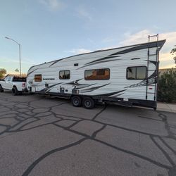 2021 Forrest River Sandstorm Toy Hauler Bummer Pull 