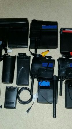 Aquarium Fish Tank Filter Heater Air Pump Lot