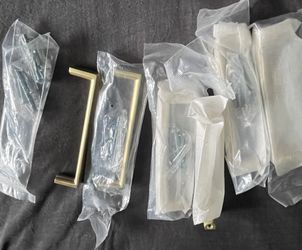 6 Pack Of Gold Kitchen Handles 