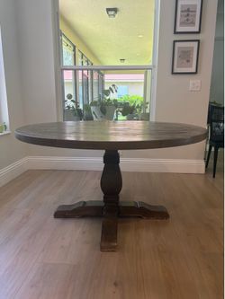 55” Wood Kitchen/Dining Table