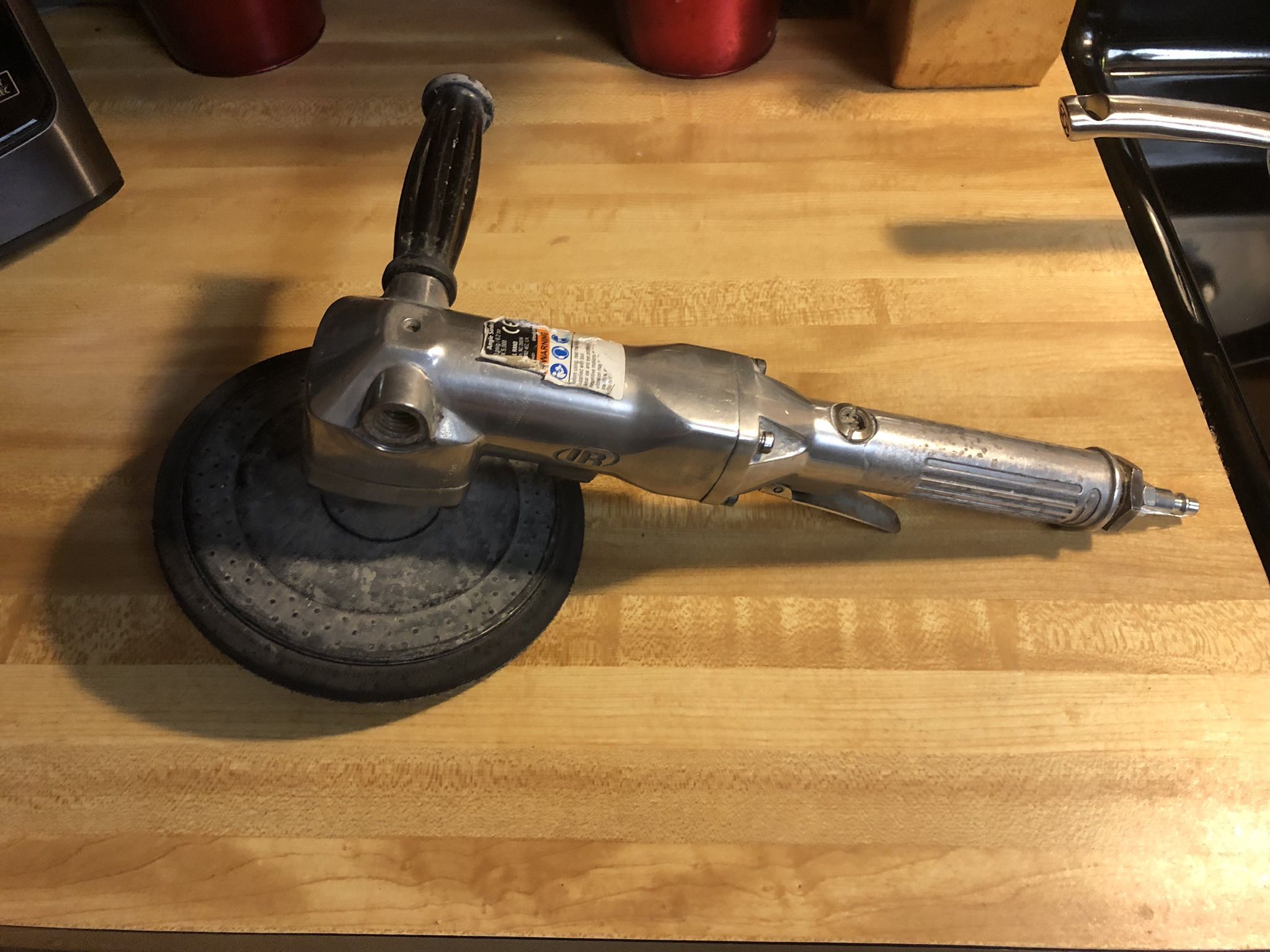 IR air 7” polisher asking 80 works good got air compressor to test in N Lakeland