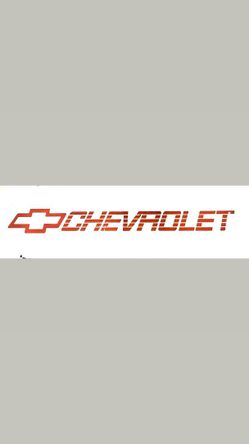 . Chevrolet C/k Red Tailgate UV Sticker