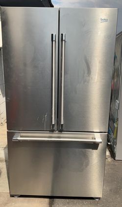 Beko 3-Door Silver Fridge
