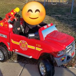 Kids Ride on Fire truck