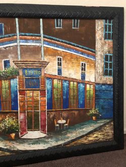 Building framed painting