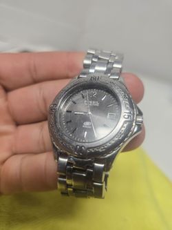 vintage Fossil Blue watch model AM-3198