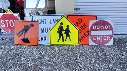 Legally Acquired Street Signs