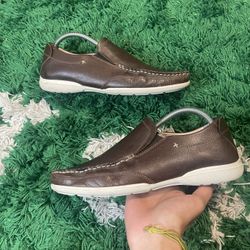 Josh Brown Leather Slip On Loafers 