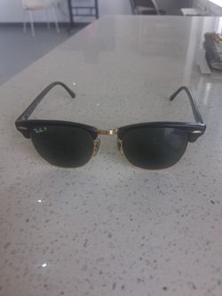 Ray Ban Black Polarized Clubmaster BB3016 unisex