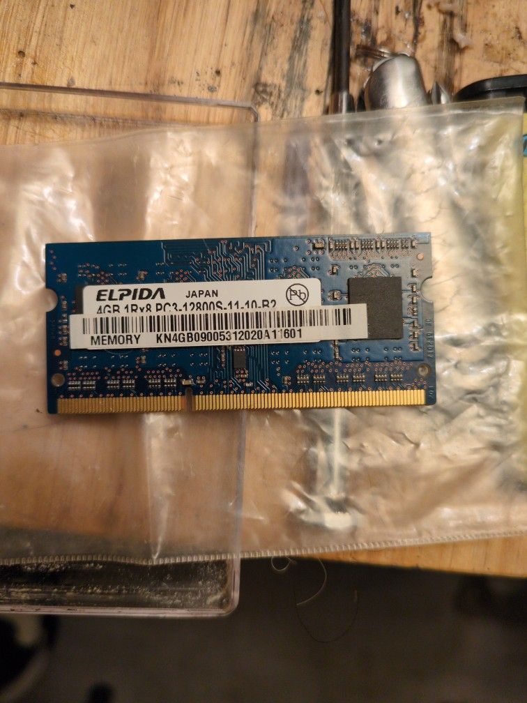 4G Elpida Laptop Memory