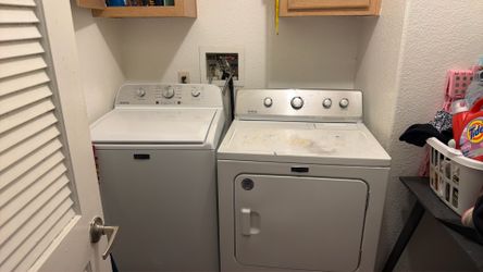 Washer and dryer