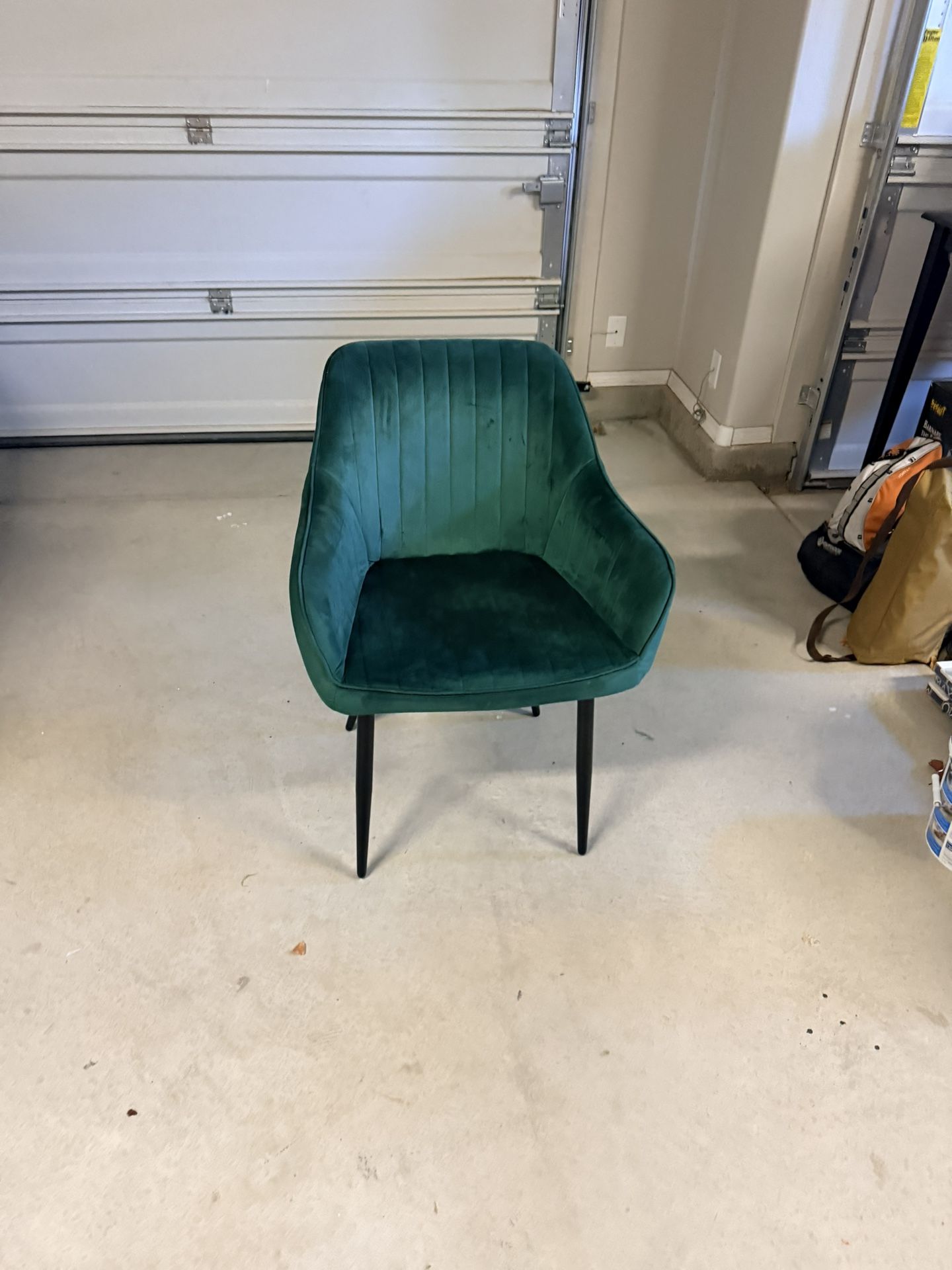Emerald Green Velvet DESK Chair