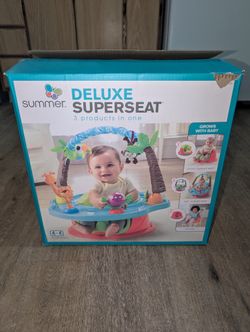 Summer Infant Deluxe SuperSeat 3-in-1 - Sanitized (Read Details)