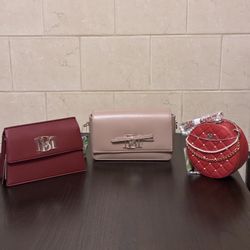 Badgley Mischka Crossbody Purses - Authentic