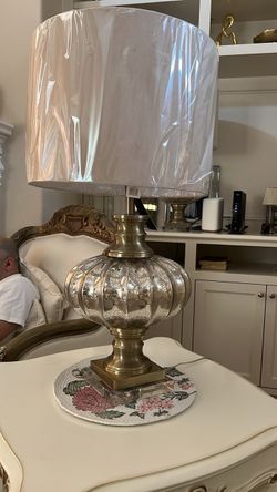 A set of four lamps great condition with shade
