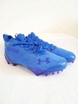 Under Armour Spotlight Pro Blue Suede Football Cleats
