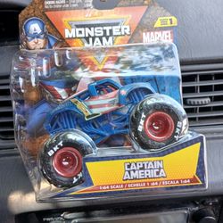 Monster Jam Captain America