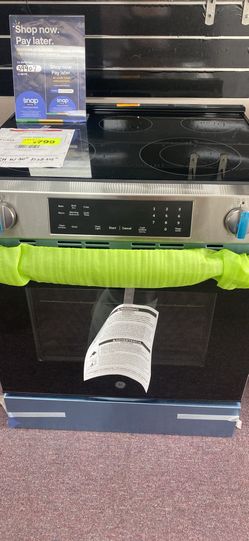 GE 30 in. 5 Burner Element 1 year warranty Electric Range stainless steel