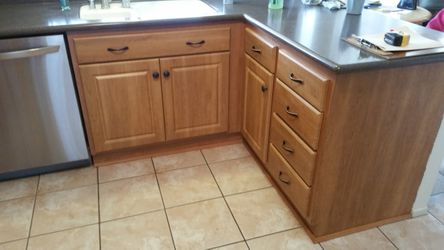Cabinet Refacing.. custom cabinets..We do it in 3 days text me for more information.