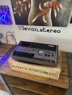 Vintage 1970s Sony TC-127 Stereo Cassette Deck | Serviced & Working w/ Original Box!