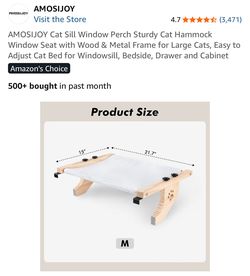 Window hammock for cats