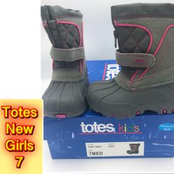 Totes snow-boots for Little Girl size 7