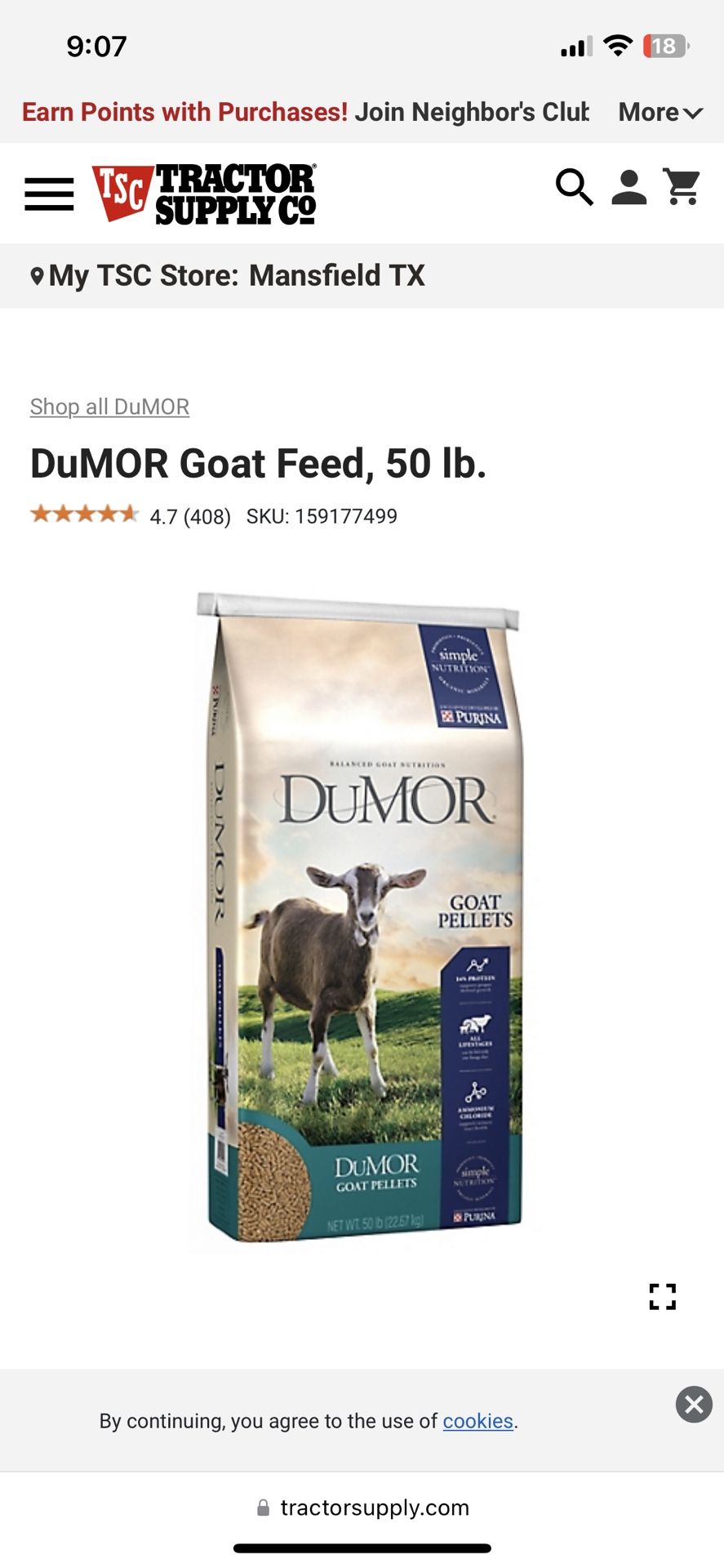 Dumor Goat Food