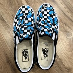 Vans Classic Slip-On  Blue butterfly 