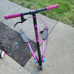 Yvolution Y Fliker Air A3 Kids Drifting Scooter | Swing Scooter for Boys and Girls Age 7+ Years (Purple), Medium