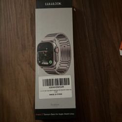 Lululook Black Titanium Band For Apple Watch