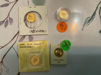 KANGAROO 1/10oz GOLD coins- assorted