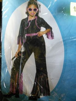 Children Halloween costume never used - sequin dancer singer Rockstar