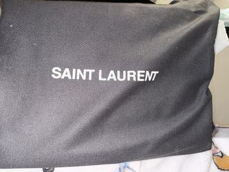 Saint Laurent Leather Black YSL purse