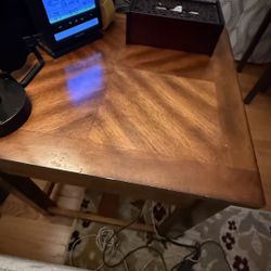 Wooden End Table 